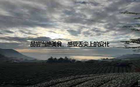 品尝当地美食, 感受舌尖上的安化