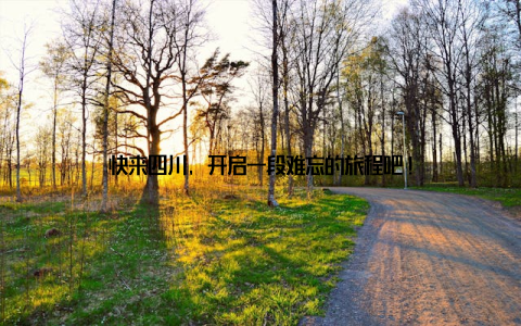 快来四川, 开启一段难忘的旅程吧!